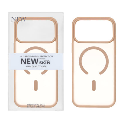 قاب New Skin مات Magsafe مدل Apple iPhone 17 Pro Max - صحرایی (پک دار) - VIN