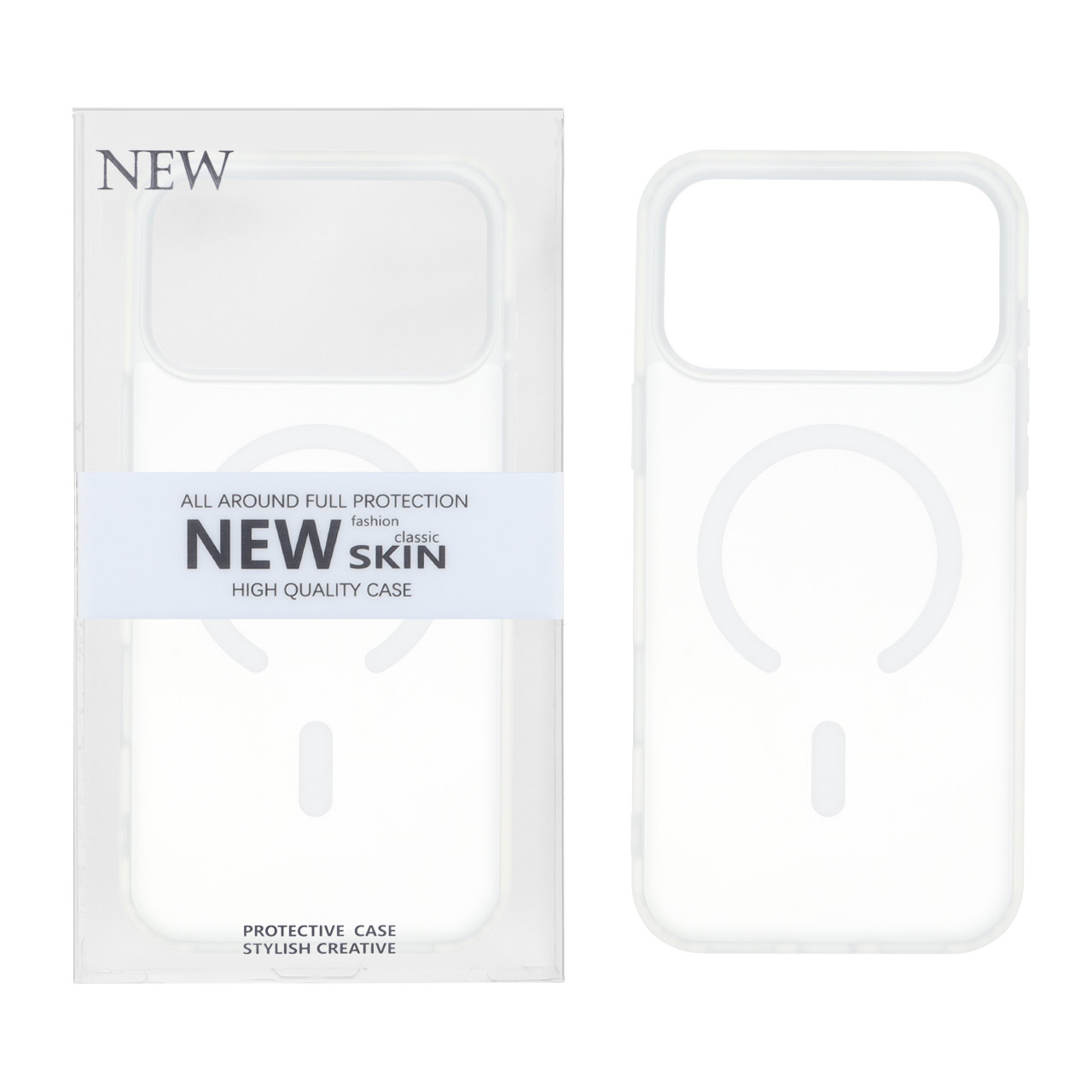4010740 قاب New Skin مات Magsafe مدل Apple iPhone 17 Pro Max - سفید (پک دار) - VIN - تصویر 1