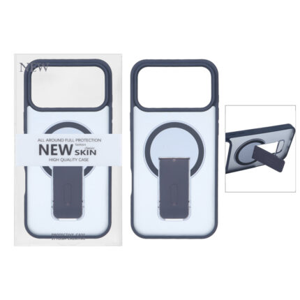 قاب New Skin مات Magsafe استندشو Apple iPhone 17 Pro Max - سرمه ای (پک دار) - VIN
