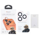 محافظ لنز رینگی اورجینال Yesido WB62 شابلون دار Apple iPhone 17 Pro Max / iPhone 17 Pro - سرمه ای (پک دار)