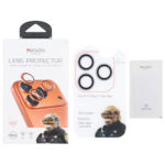 محافظ لنز رینگی اورجینال Yesido WB62 شابلون دار Apple iPhone 17 Pro Max / iPhone 17 Pro - خاکستری (پک دار)