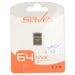 فلش مموری Save it USB2.0 مدل SAGE ظرفیت 64GB - مشکی (گارانتی مادام العمر آی تین)