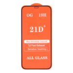 محافظ صفحه نمایش شیشه ای Iphone 12 / 12 Pro - Full Cover 21D - (بدون پک) - مشکی