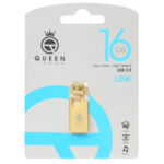 (گارانتی مادام العمر شرکت آی تین) طلایی Queen LINK USB2.0 Flash Memory-16GB