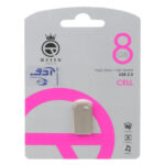 Queen CELL USB2.0 Flash Memory-8GB نقره ای (گارانتی مادام العمر شرکت آی تین)