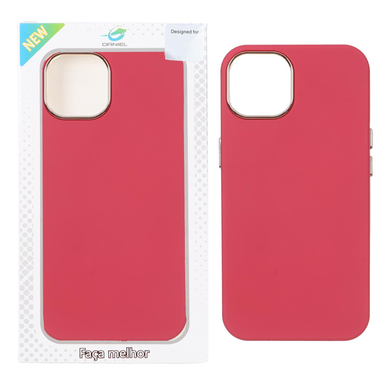 4573328 قاب Daniel دو لایه Apple iPhone 13 / iPhone 14 - آلبالویی (پک دار) - تصویر 1