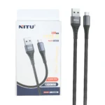 کابل شارژ فست Nitu Type-C مدل NC386 - مشکی (گارانتی 12 ماهه تعویض نیکان همراه)