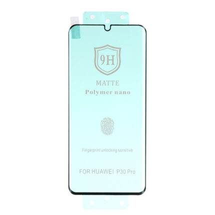 محافظ صفحه نمایش مات Full Cover Polymer nano مدل Huawei P30 Pro