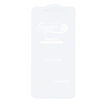 محافظ صفحه نمایش شیشه ای Apple iPhone 6 ‌Plus / iPhone 6S Plus / iPhone 7 Plus / iPhone 8 Plus - Full Cover Super D Biva - سفید