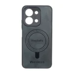 قاب Wireless طرح مگ سیف محافظ لنز برجسته Xiaomi Redmi 15C / Poco C85 - سبز تیره