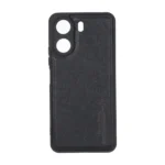 قاب طرح چرم AMG محافظ لنزدار Xiaomi Redmi 13C / Poco C65 - مشکی