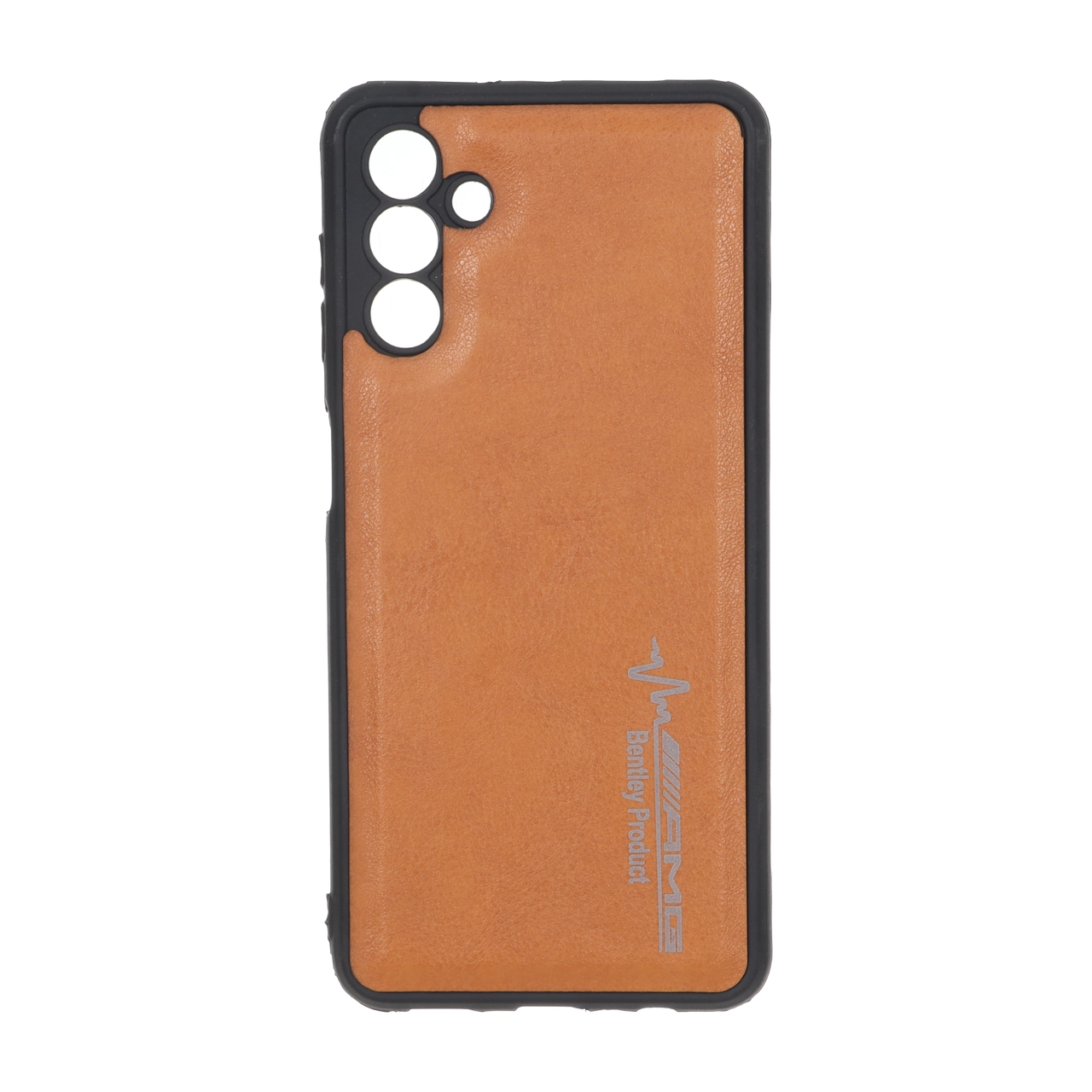 4580446 قاب طرح چرم AMG محافظ لنزدار Samsung Galaxy A13 5G / A04s / M13 4G / M23 / F13 - عسلی - تصویر 1