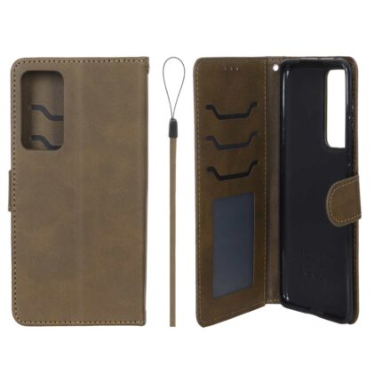 کیف موبایل مگنتی درجه یک داخل خز MNC Plus مدل Xiaomi Mi 12 / Mi 12X - سبز زیتونی