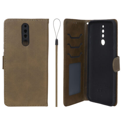 کیف موبایل مگنتی درجه یک داخل خز MNC Plus مدل Xiaomi Redmi 8A - سبز زیتونی