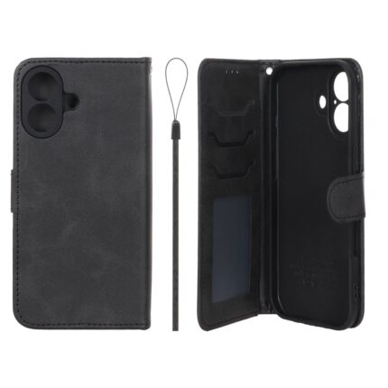 کیف موبایل مگنتی درجه یک داخل خز MNC Plus مدل Apple iPhone 17 - مشکی