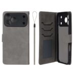 کیف موبایل مگنتی درجه یک داخل خز MNC Plus مدل Apple iPhone 17 Pro Max - خاکستری