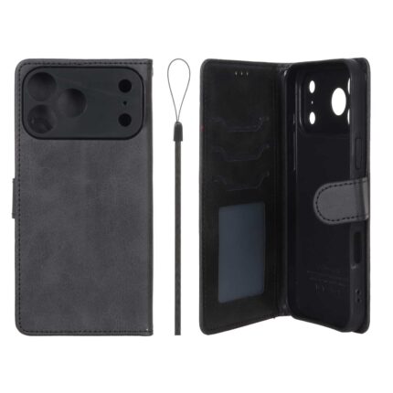 کیف موبایل مگنتی درجه یک داخل خز MNC Plus مدل Apple iPhone 17 Pro Max - مشکی