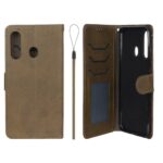 کیف موبایل مگنتی درجه یک داخل خز MNC Plus مدل Samsung Galaxy A60 - سبز زیتونی