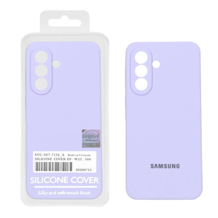 قاب سیلیکونی پاک کنی اورجینال Master Quality مدل Samsung Galaxy A57 - یاسی (پک دار)