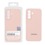 قاب سیلیکونی پاک کنی اورجینال Master Quality مدل Samsung Galaxy A57 - کرم نارنجی (پک دار)