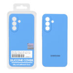 قاب سیلیکونی پاک کنی اورجینال Master Quality مدل Samsung Galaxy A57 - آبی (پک دار)