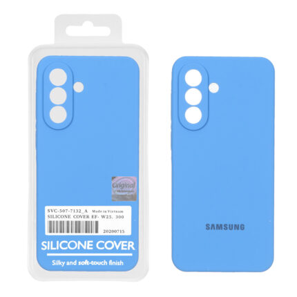 قاب سیلیکونی پاک کنی اورجینال Master Quality مدل Samsung Galaxy A57 - آبی (پک دار)