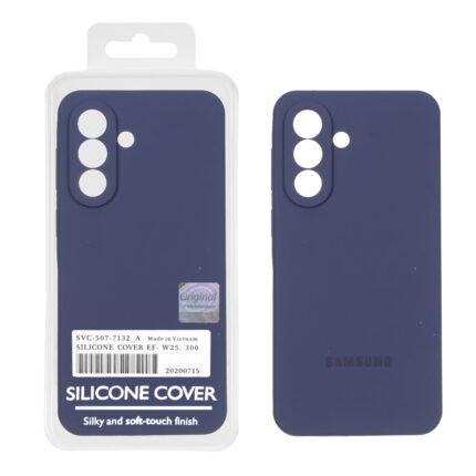 قاب سیلیکونی پاک کنی اورجینال Master Quality مدل Samsung Galaxy A57 - سرمه ای (پک دار)