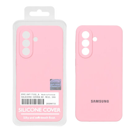 قاب سیلیکونی پاک کنی اورجینال Master Quality مدل Samsung Galaxy A57 - صورتی (پک دار)