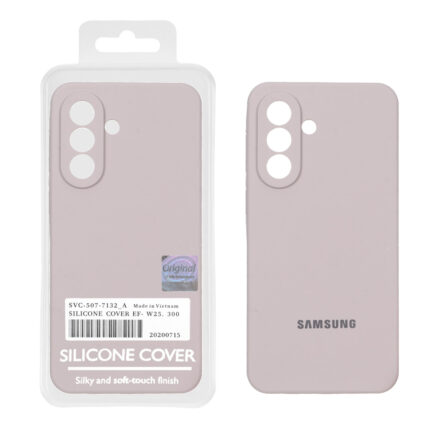 قاب سیلیکونی پاک کنی اورجینال Master Quality مدل Samsung Galaxy A57 - خاکی (پک دار)