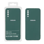 قاب نیو سیلیکون محافظ لنزدار RFF مدل Samsung Galaxy A70 / A70s - سبز (پک دار)