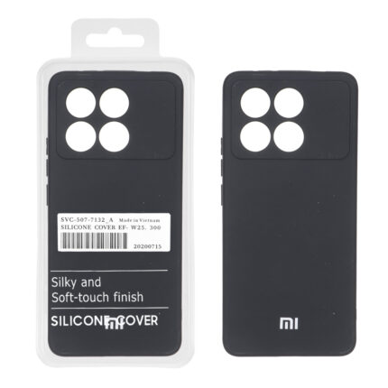 قاب نیو سیلیکون محافظ لنزدار RFF مدل Xiaomi Poco X6 Pro 5G / Redmi K70E - مشکی (پک دار)
