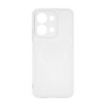 قاب ژله ای شفاف مستطیلی طرح مگ سیف محافظ لنزدار Xiaomi Redmi 15C / Poco C85