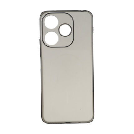 قاب ژله ای شفاف مستطیلی طرح مگ سیف Spark مدل Xiaomi Redmi 13X / Redmi 13 4G / Poco M6 4G - مشکی