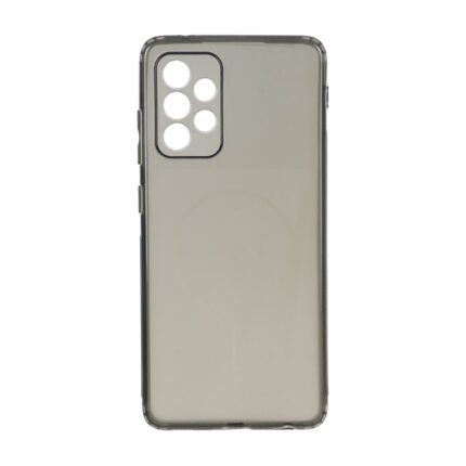 قاب ژله ای شفاف مستطیلی طرح مگ سیف Spark مدل Samsung Galaxy A52 / A52s - مشکی