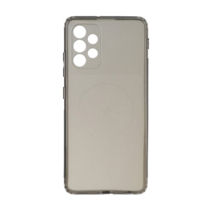 قاب ژله ای شفاف مستطیلی طرح مگ سیف Spark مدل Samsung Galaxy A32 4G - مشکی