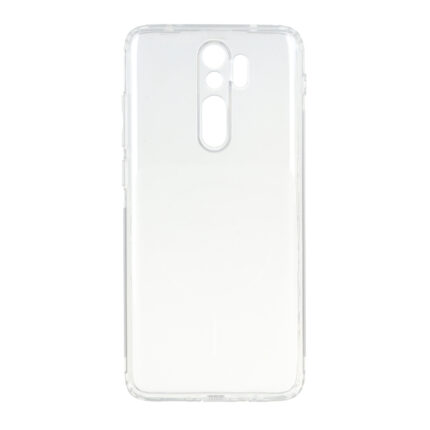 قاب ژله ای شفاف مستطیلی طرح مگ سیف Spark مدل Xiaomi Redmi Note 8 Pro