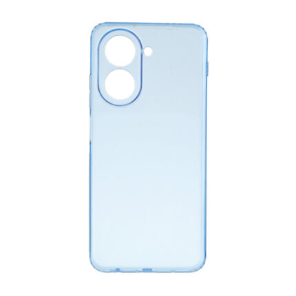 قاب ژله ای شفاف مستطیلی طرح مگ سیف Spark مدل Xiaomi Redmi A5 / Poco C71 - آبی