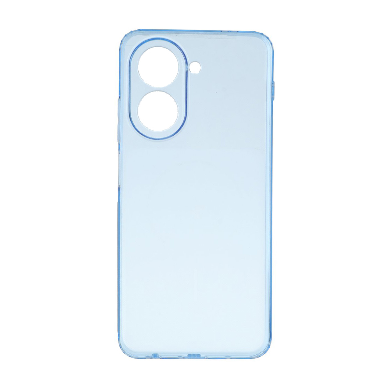 4585810 قاب ژله ای شفاف مستطیلی طرح مگ سیف Spark مدل Xiaomi Redmi A5 / Poco C71 - آبی - تصویر 1