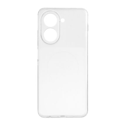 قاب ژله ای شفاف مستطیلی طرح مگ سیف Spark مدل Xiaomi Redmi A5 / Poco C71