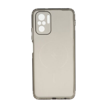 قاب ژله ای شفاف مستطیلی طرح مگ سیف Spark مدل Xiaomi Redmi Note 10 4G / Redmi Note 10S / Poco M5S - مشکی