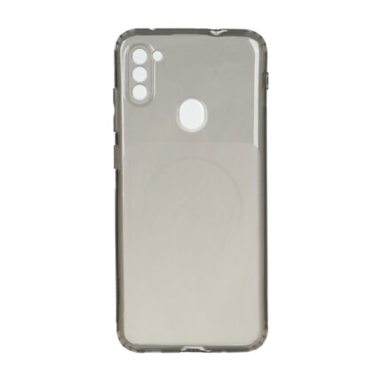 قاب ژله ای شفاف مستطیلی طرح مگ سیف Spark مدل Samsung Galaxy A11 / M11 - مشکی