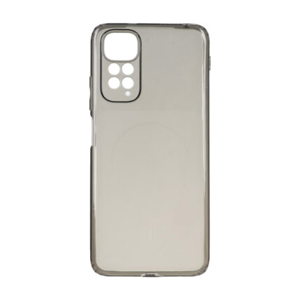 قاب ژله ای شفاف مستطیلی طرح مگ سیف Spark مدل Xiaomi Redmi Note 11 4G / Redmi Note 11S - مشکی