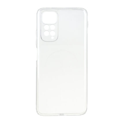 قاب ژله ای شفاف مستطیلی طرح مگ سیف Spark مدل Xiaomi Redmi Note 11 4G / Redmi Note 11S