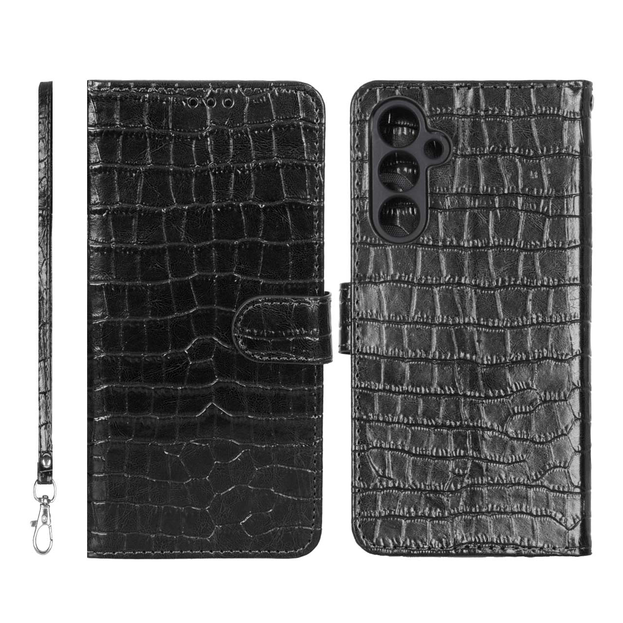 4586314 کیف موبایل مگنتی کروکو MNC مدل Samsung Galaxy A54 - مشکی - تصویر 1