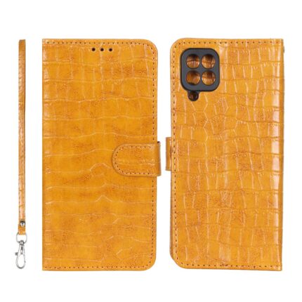 کیف موبایل مگنتی کروکو MNC مدل Samsung Galaxy A22 4G / M22 / M32 4G / F22 - عسلی