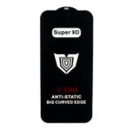 محافظ صفحه نمایش شیشه ای Full Cover ESD Anti Static - Super 9D مدل Apple iPhone 17 Pro Max