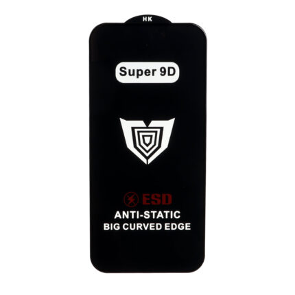 محافظ صفحه نمایش شیشه ای Full Cover ESD Anti Static - Super 9D مدل Apple iPhone 17 Pro Max