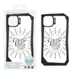 قاب Lindved شفاف طرح دار Apple iPhone 12 Pro / iPhone 12 - کد 26 (پک دار)
