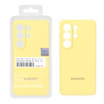 قاب سیلیکونی پاک کنی اورجینال Master Quality مدل Samsung Galaxy S26 Ultra - لیمویی (پک دار)