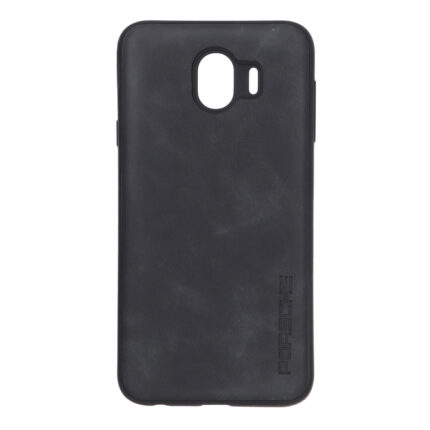 قاب طرح چرم Porsche مدل Samsung Galaxy J4 / J400 - مشکی